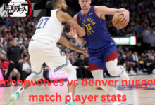 timberwolves vs denver nuggets match player stats